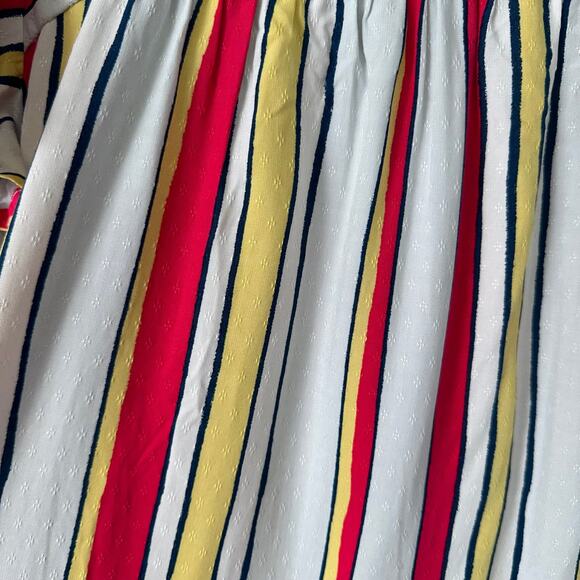 Lane Bryant Women's Striped Square Neck Top Size 12 Large Blouse - Picture 2 of 5